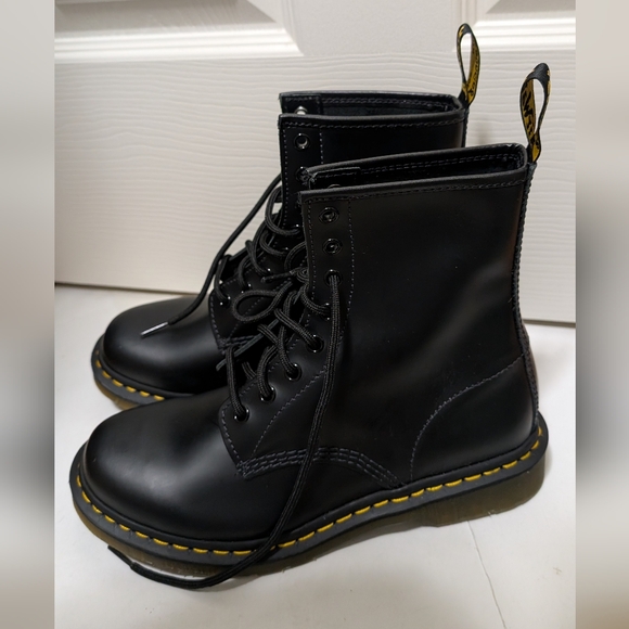 Dr. Martens 1460 Boots Smooth Black Size 9 Women's NEW NWOB - Picture 3 of 6